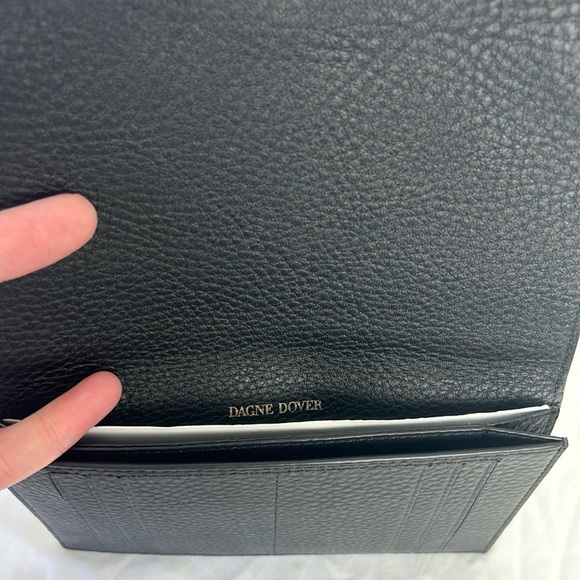 NWT Dagne Dover Black Leather Wallet - Picture 4 of 6